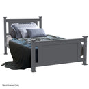 KINGSTON SLUMBER King Single Wooden Timber Bed Frame, Grey-1