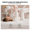 KINGSTON SLUMBER King Single Wooden Timber Bed Frame, White-6