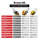 Baumr-AG 61kg 6.5HP Plate Compactor- BCX650-9