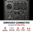 GENPOWER 2.3kW Peak 1.8kW Inverter Generator, 2x15A, 12V, USB, Portable, Petrol, Camping, Home Backup-4