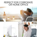 FORTIA Ergonomic Office Desk Chair, Coolmesh Fabric, Adjustable Recline, Blue Mesh/White Frame-8