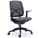 FORTIA Ergonomic Office Desk Chair, Coolmesh Fabric, Adjustable Recline, Dark Grey Mesh/Black Frame-1