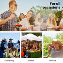 RED TRACK 3x3m Ultra Compact Folding Gazebo, Carry bag, Portable Outdoor Popup Marquee for Camping Beach, White-8