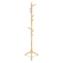EKKIO 8 Hook Wood Coat Rack Stand (Wooden)-1