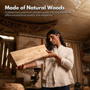 Ekkio Floating Shelf Set of 3 Black - Brown-7