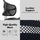 EKKIO Adjustable Ergonomic Office Kneeling Chair with Backrest (Black)-7