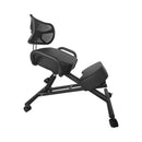 EKKIO Adjustable Ergonomic Office Kneeling Chair with Backrest (Black)-9