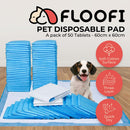Floofi 100pcs Pet Training Pads Puppy Dog Toilet Pee Indoor Super Absorbent AU-2