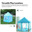 GOMINIMO Kids Hexagonal Tent with LED Lights (Blue)-5