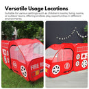 GOMINIMO Kids Fire fighting truck Tent (Red)-6