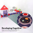 GOMINIMO Kids 3 in 1 Spaceship Tent (Purple and Red)-5