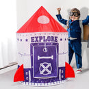 GOMINIMO Kids spaceship Tent (Purple and Red)-3