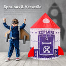 GOMINIMO Kids spaceship Tent (Purple and Red)-4