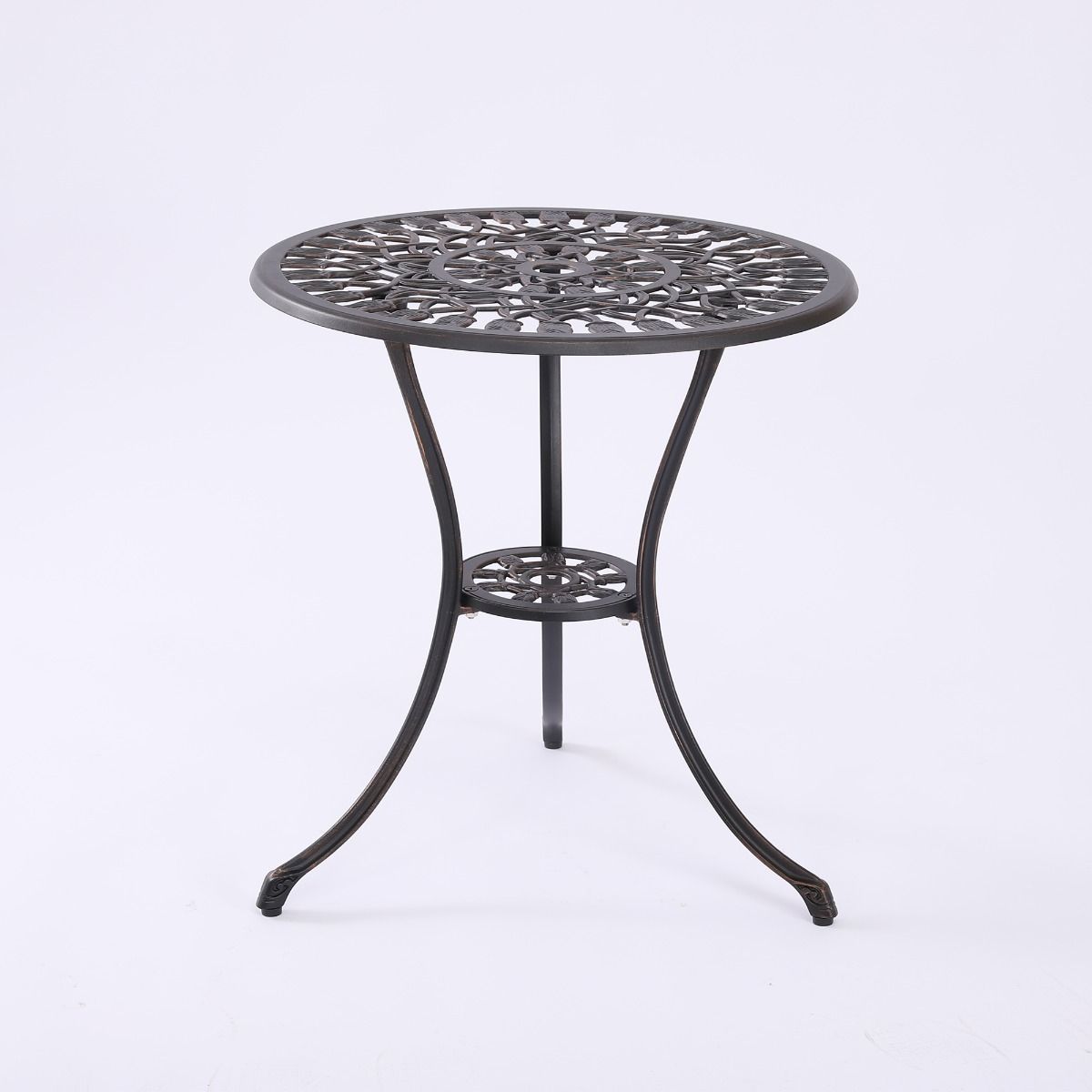 2 Seater Dominique Cast Aluminium Bistro Set - 0