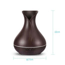 Essential Oil Aroma Diffuser and Remote - 400ml Tulip Dark Ultrasonic Humidifier-5
