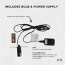 Orku Himalayan Pink Salt Lamp + Iron Bowl Basket - Hand Carved Night Light-4