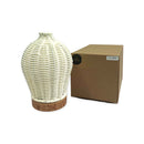 Essential Oil Aroma Diffuser and Remote - 100ml Rattan White Mist Humidifier-3
