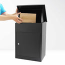 Parcel Delivery Drop Box Mailbox - Secure Home Package Post Locker 44x35x58cm-2