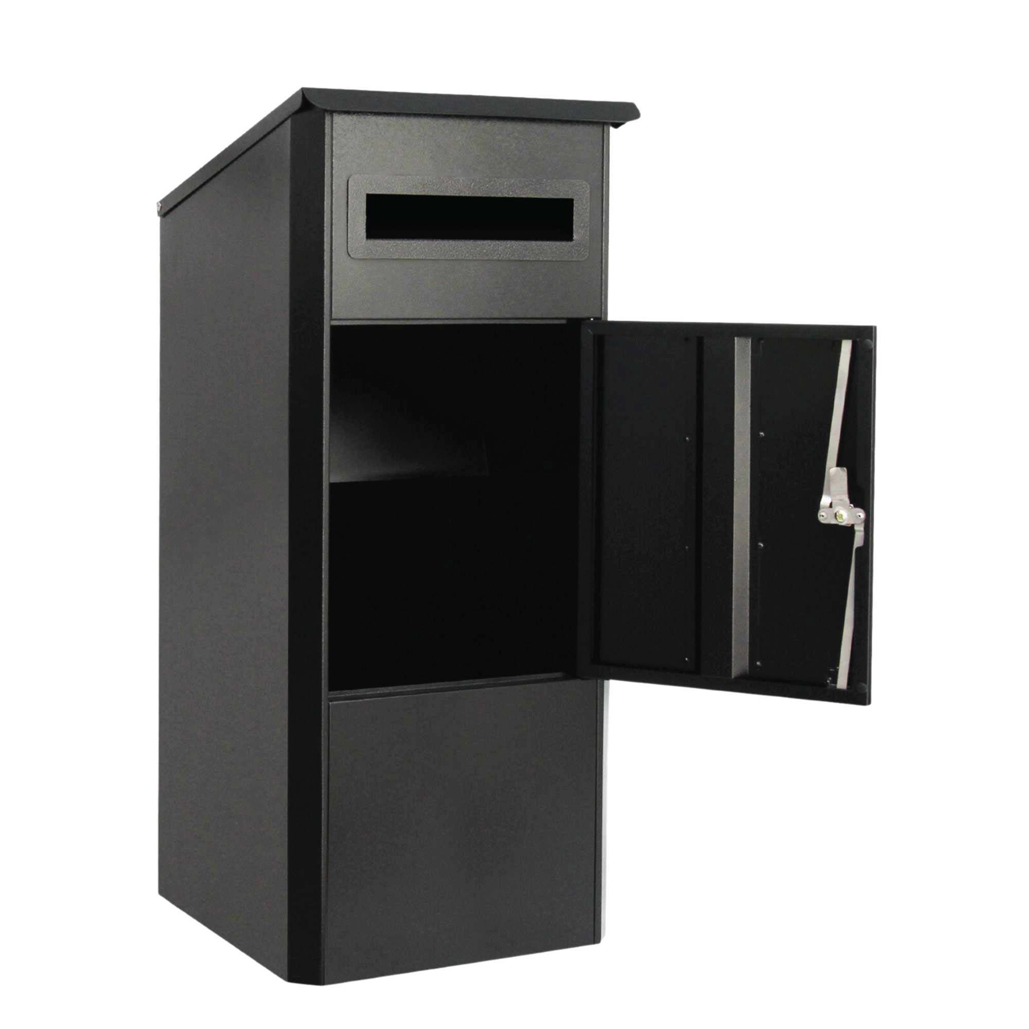 Parcel Delivery Drop Box Mailbox - Secure Home Package Post Locker 38x38x90cm - 0