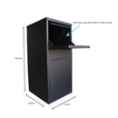 Parcel Delivery Drop Box Mailbox - Home Package Post Locker 41.5x38.5x102.5cm-6