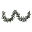 Christabelle 2.7m Christmas Garland Snowy with LED Lights Stamford Spruce Tree Decoration Ornament-4