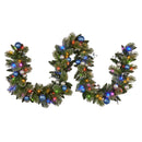 Christabelle 274cm Blue Collection Multicolour Pre-Lit Christmas Garland-1
