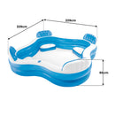 Intex Swim Center Square Inflatable Lounge Pool-3