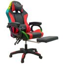 Intex Spire Onyx Led Massage Gaming Chair - Red And Black-2