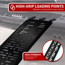 Rigg 2x Aluminium ATV Loading Ramp Foldable - Black-7