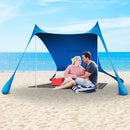Wallaroo Beach Tent Canopy Sunshade 2m X 2m - Blue-8