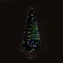 Christabelle 1.5m Enchanted Pre Lit Fibre Optic Christmas Tree Stars Xmas Decor-3
