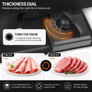 Pronti Electric Deli and Food Slicer with Adjustable Thickness - Black-9