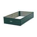 Wallaroo Garden Bed 150 x 90 x 30cm Galvanized Steel - Green-1