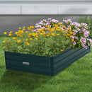 Wallaroo Garden Bed 150 x 90 x 30cm Galvanized Steel - Green-8