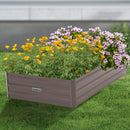 Wallaroo Garden Bed 150 x 90 x 30cm Galvanized Steel - Grey-8