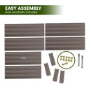 Wallaroo Garden Bed 210 x 90 x 30cm Galvanized Steel - Grey-7