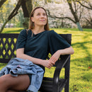 Wallaroo Steel Outdoor Garden Bench - Lattice-8