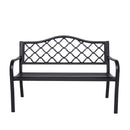 Wallaroo Steel Outdoor Garden Bench - Elegant-6