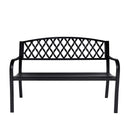 Wallaroo Steel Outdoor Garden Bench - Diamond-6