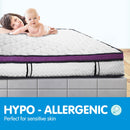 Laura Hill Mattress Queen Size Euro Top Pocket Spring Natural Latex Foam Bed-10