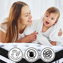 Laura Hill King Single Mattress Bed Size Euro Top 5 Zone Spring Foam 34cm-10