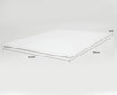 Laura Hill High Density Mattress Foam Topper 5cm - Double-7