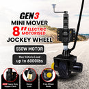 Mini Mover Gen3 12V 550W Electric Motorised Jockey Wheel - Black-2