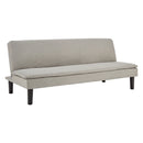 Sarantino 3 Seater Modular Faux Linen Fabric Sofa Bed Couch Light Grey-6