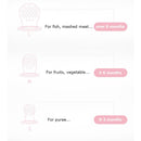 2 X Newborn Baby Food Fruit Nipple Feeder Pacifier Safety Silicone Feeding Tool Pink-3