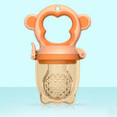2 X Newborn Baby Food Fruit Nipple Feeder Pacifier Safety Silicone Feeding Tool Brown Small-1