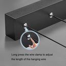 Modern Minimalist Square Pendant Light Adjustable LED Chandelier Double Layer(straight base)-3