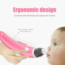 Baby Nasal Aspirator Electric Safe Hygienic Nose Cleaner Snot Sucker For baby (Red)-2