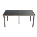 Rural Style Outdoor Grey Wicker 6 Seater Dining Set-8