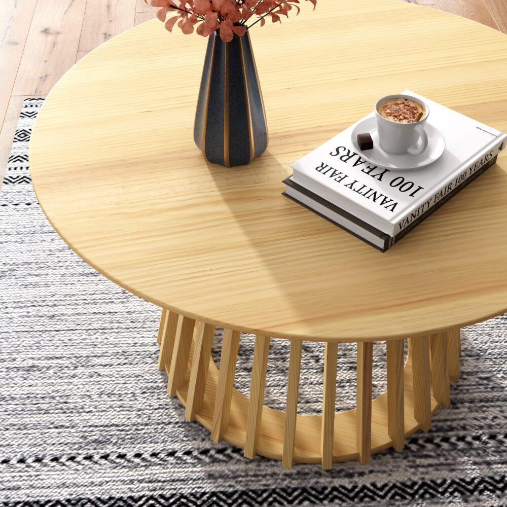 Palmer Coastal Haven Natural Coffee Table - 0